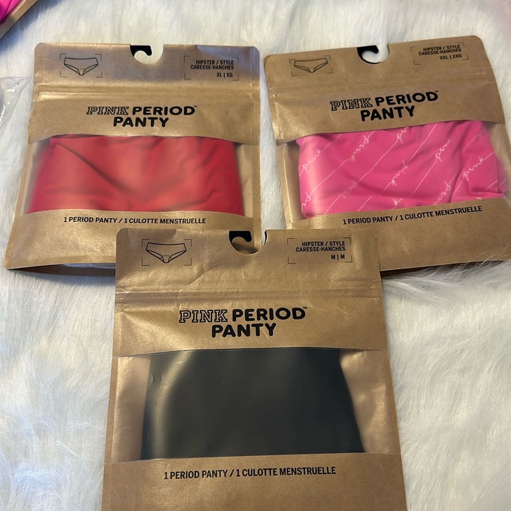 Victoria’s Secret Pink Period Panty Hipster Style -NEW